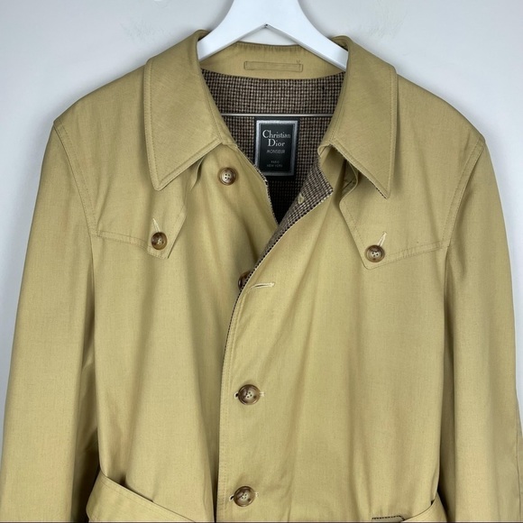 Christian Dior Authentic Vintage Trench Coat 44R - Picture 5 of 16